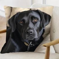 Mielas juodo labradoro retriverio paveikslėlio užvalkalas pagalvei augintinių mylėtojams Sofos pagalvės užvalkalas namų kambario bendrabučio dekoracija D spausdinimas 30x30cm
