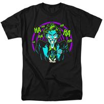 Comics Joker Hahaha Black TShirt S