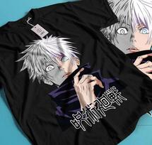 Gojo Satoru TShirt Megumi Itadori Yuji Jujutsu Kaisen Sukuna Horror Gift 192 S