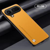 PU Leather Case For Honor Magic 8 Pro Air Back Cover Shockproof Full Protection Phone Case For Honor Magic 8Pro Air Honor Magic8Pro Air geltona