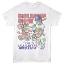 Big League Chew The Players Bubble Gum Pitcher Batter Catcher Men T Shirt XL