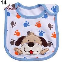 Baby Kids Cartoon Bibs Waterproof Saliva Towel Cute Dog