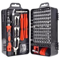 135 viename magnetinių atsuktuvų rinkinys, tikslus Torx šešiakampis Phillips varžtų antgalių rinkinys, skirtas telefono taisymo rankiniam įrankiui raudona