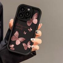 Telefono dėklas, skirtas iPhone 16 13 11 Pro Max iPhone 11 13 16 Samsung S24 Ultra Samsung A54 Redmi note 12 11 Infinix Case iPhone 7&8 juoda