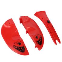 ENLEE Road Bike Parking Side Stand Bike Floor Rear Parking Rack Stand for 26in 27.5in 29in Red