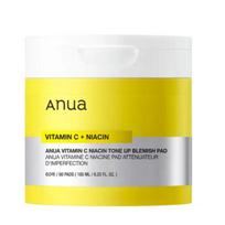 Anua Vitamin C Niacinamide Tone-Up Dark Spot Pad Brightening Care Toner Pads 60 Sheets yellow