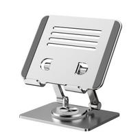 Foldable Tablets Bracket Stand Portable Laptop Bracket Heat Dissipation 360 Degree Rotatable Adjustable Stand for Laptop 1 sidabras