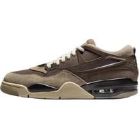 Jordan Air Jordan 4 Low top Children's Basketball Shoes Brown Unisex FQ7938-022 38.5 black