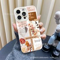Flower collage for iPhone 15 mobile phone case iphone12promax set 14/13/11/XSMAX pupil eye 16 iPhone XR