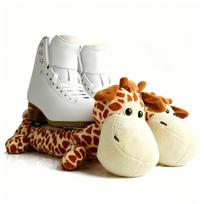 Cute Animal Hockey Skate Covers Anti-Scratch Figure Skating Guards Ice Skate Covers  Children Adult giraffe