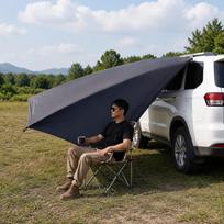 Automobilio šoninė palapinė, atspari vandeniui, apsauganti nuo saulės, skirta lauko stovyklavimui, SUV, sunkvežimiui, mikroautobusui, universalus galinis prieglobstis
