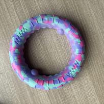 Wholesale Eco-Friendly EVA Foam 16.5cm Pet Training Behavior Products Dog Pull Ring High-Quality Pet Chew Toys for Tug Game (as the picture,16.5*16.5*2.8cm)