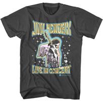 Jimi Hendrix Bubbles Stars Men T Shirt M