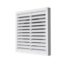 ABS Plastic Double Layer Air Vent Grille Louver With Mesh For Central AC System Wall Attic Garage Fan Ventilation Cover