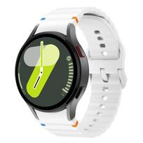 Prabangi silikoninė apyrankė be tarpų, skirta Samsung Galaxy Watch 7 FE 6 5 4 40 mm 44 mm sportinė apyrankė 6 klasikinei 43 mm 47 mm 42 46 mm apyrankei Correa 4 classic 42mm 46mm