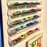 Automobilio modelio laikiklis Automobilio modelio ekrano dėžutė Skaidrus apsauginis dėklas PVC automobilio modelio laikiklis Automobilio modelio ekrano dėžutė gray