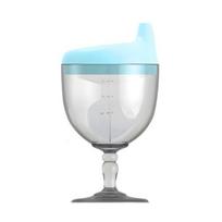 150 ml Kūdikio vyno taurė Lengvai suimama rankena Silikoninis dangtelis Vyno taurė Gėrimo puodelis mėlyna