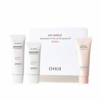 O HUI Day Shield Niacinamide 5% Tone Up Sun Special Set SPF50+ PA++++ ORIGINAL STORE white