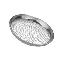 Stainless Steel Fruit Plates Outdoor Picnic Round Plates Food Tray Dinner Plates Metal Dinnerware For Hiking Travel S