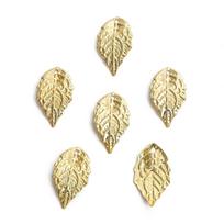 Vario raštuotas lenktų lapų pakabukas, skirtas „pasidaryk pats“ papuošalams gaminti amatų priedus 10x18mm