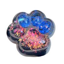 Cat Paw Squeeze Toy Stress Relief Kitten Paw Pinch Sensory Toy Kids Teens Adults Soft TPR Stress Ball Animal Paw Fidget Toy mėlyna