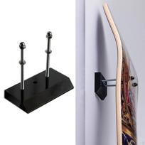 Acrylic Skateboard Wall Mount Longboard Skis Skate Board Organizer Living Room Garage Snowboard Rack juoda