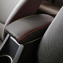 Skirta Toyota Corolla -2024 PU odos porankių pagalvėlė Automobilio stiliaus porankio laikymo dėžutė Apsauginis dangtelis Apdailos priedai juoda