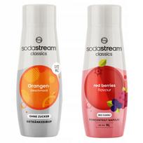 Set of 2 Sodastream Orange Zero concentrates + Red Berries