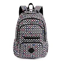 Leisure Ladies' Backpack with Multiple Compartments for Outdoor Students, Lightweight and Water-resistant, Large Capacity Outdoor Travel Backpack