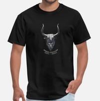 Greece Crete Minoan Civilization Bulls Head Printed T-Shirt 100% Cotton O-Neck Short Sleeve Casual Mens T-shirt Size S-3XL - ... S įvairiaspalvis