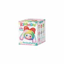 Kimmon The Small World  Series Creative Doll Backpack Pendant Kawaii Keychain Decoration  Surprise Fun Gift For Kidss white