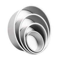 2/4/5/6/7/8/10/12-Inch Aluminum Alloy Cake Pan with Removable Bottom Non-stick Round Springform Cake Pan Cheesecake Baking Mold Kitchen Supplies A