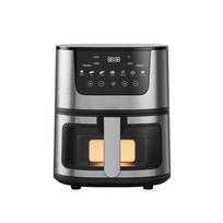 Smart 15L Dual Basket Air Fryer with Double Heating Tubes - Stainless Steel EU Standard 220V