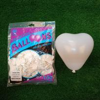 Thailand 6-Inch Heart-Shaped Balloons (100-Pack) for Wedding Decoration balta