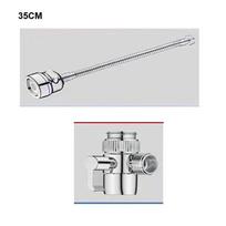 3-speed External Shower Head for The Bathroom Sink Faucet Hair Washing Gadget Rotatable Extension Tube for Bathroom Basin Faucet