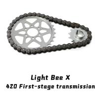For SURRON Light Bee X Segway X260 X160 First-level Transmission Chain Gear Set Motorcycles E-bikes Primary Drive Sprocket Set chain gear set