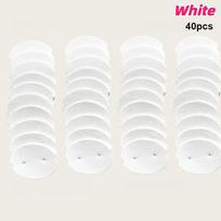 40pcs PU Leather Jewelry Rings Display Stands for Photography & Earrings Showcasing Ring Display Piece Jewelry Towers Accessory