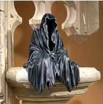 UK Secret master in black Garden Statue Hugger Home Yard Decor Home decoration