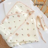 Air Cotton Baby Swaddle - Soft, Breathable Cartoon Print for Spring & Summer 85x85 cm