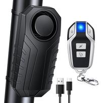Onvian Improved Rechargeable Bike Alarm, Wireless Vibrating Motion Sensor Anti-Theft