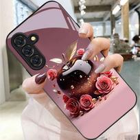 Samsung S26ULTRA Mobile Phone Case A90 Pink Apple S24 Tempered Glass A16 Flower Case A07 Samsung s26