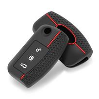Silikoninis automobilio rakto dėklas dangtelis pakabukas Ford Fiesta Focus 2 C-Max Ecosport S-Max Fusion Mondeo nuotolinio valdymo pulto dėklas raktų pakabukas