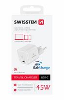 Swissten GaN Travel Charger USB-C 45W