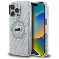 Karl Lagerfeld IML Karl Head Logo phone case with MagSafe support for iPhone 16 Pro gray