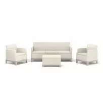 Keter Garden furniture set Scandi Forma 3-seater set pebble grey/light beige