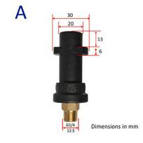 Karcher K2-K7 Foam Cannon Quick Connect Adapter & 1/4  Five-Color Nozzles