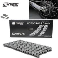 NIBBI Motorcycle 520 chain 114/116/118/120 Links with Chain link Chains fit Suzuki KTM 500 EXC Motocross Yamaha Pit Dirt Bike 520F19-114Links
