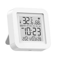 Smart Tuya WiFi Temperature and Humidity Sensor TH06 Home Electronic Probe with LCD Display balta