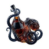 Octopuses Shaped Whiskeys Decanter With Suction Cup Base Liquor Dispenser For Home Club And Party Serving B03E CN