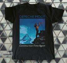 Depeche Mode Construction Time Albumas Juodi Unisex Marškinėliai Dydis S-5XL XL blue